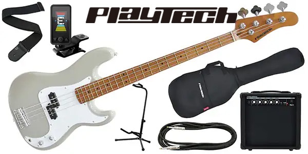 PLAYTECH ( プレイテック )  / PB480 Grey エレキベース 初心者入門セット