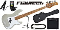 PLAYTECH / PB480 Grey エレキベース 初心者入門セット