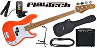 PLAYTECH / PB480 Orange エレキベース 初心者入門セット