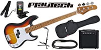 PLAYTECH / PB480 Sunburst エレキベース 初心者入門セット