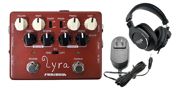 PLAYTECH ( プレイテック )  / Lyra Acoustic Preamp アダプター/ヘッドホンセット
