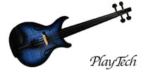 PLAYTECH / PEV244BL エレクトリックバイオリン ブルー 4/4