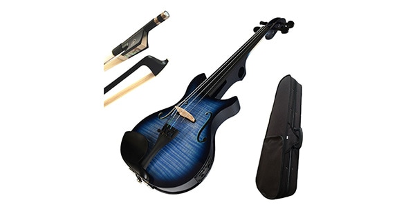 PLAYTECH / PE244BL Electric Violin Blue 4/4画像5