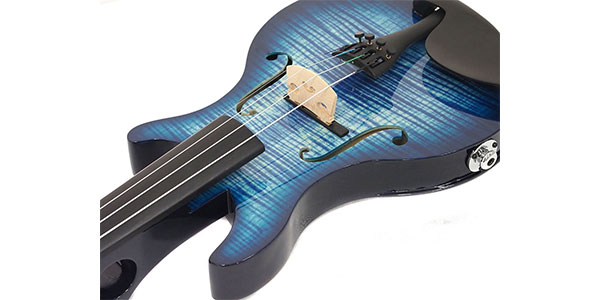 PLAYTECH ( プレイテック ) / PEV244BL エレクトリックバイオリン ブルー 4/4画像3