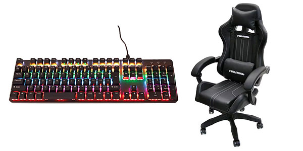 PLAYTECH ( プレイテック )  / PGC15BK+PGK100 ゲーミングセット