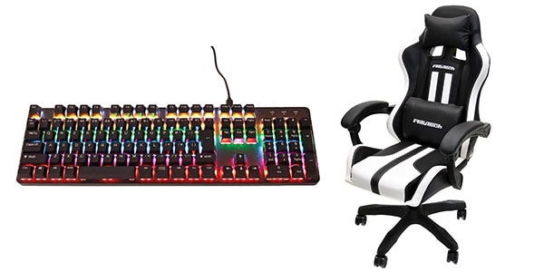 PLAYTECH ( プレイテック )  / PGC15WH+PGK100 ゲーミングセット