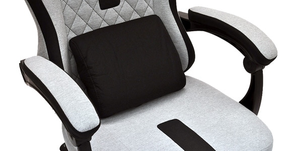 PLAYTECH / PGC25LG ゲーミングチェア ライトグレー画像4