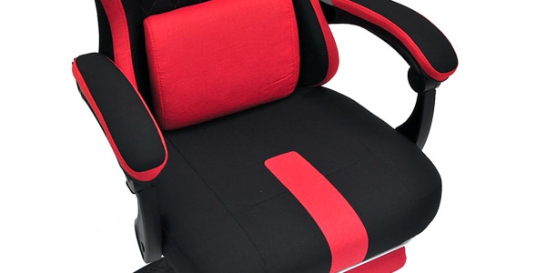 PLAYTECH / PGC25RD ゲーミングチェア レッド画像4