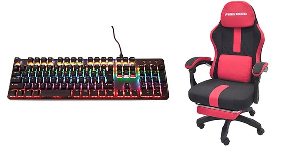 PLAYTECH / PGC25RD+PGK100 ゲーミングセット