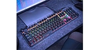 PLAYTECH / PGK100 ゲーミングキーボード メカニカル式 赤軸