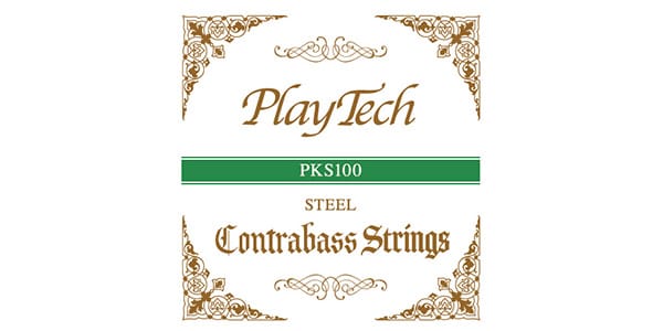PLAYTECH ( プレイテック )  / PKS100 コントラバス弦 スチール 3/4 セット