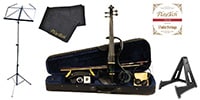 PLAYTECH / PSV100BK Electric Violin Beginner Set III Black