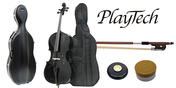 PLAYTECH ( プレイテック )  / PVC144BK チェロ ブラック ハードケースセット
