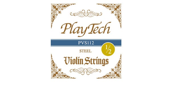 PLAYTECH ( プレイテック )  / PVS112 バイオリン弦 スチール 1/2 セット