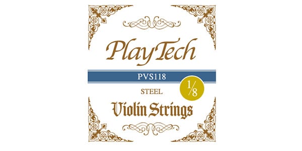 PLAYTECH ( プレイテック )  / PVS118 バイオリン弦 スチール 1/8 セット
