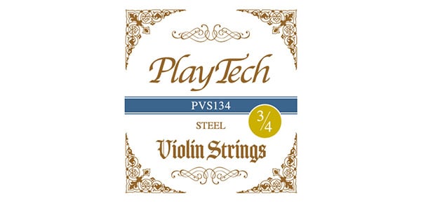 PLAYTECH ( プレイテック )  / PVS134 バイオリン弦 スチール 3/4 セット