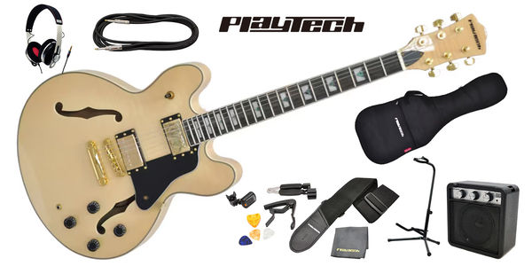 PLAYTECH ( プレイテック ) / SA500 Flame Natural ギター入門セット 3