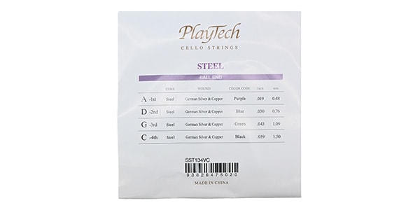 PLAYTECH ( プレイテック ) / SST134VC チェロ弦 スチール 3/4セット画像2