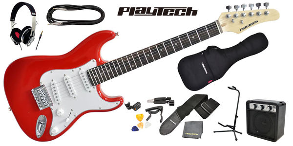 PLAYTECH ( プレイテック ) / ST025 RED ギター入門セット 3