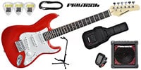 PLAYTECH / ST025 ギター入門セット Red