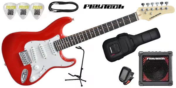 PLAYTECH ( プレイテック )  / ST025 ギター入門セット Red