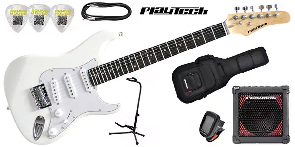 PLAYTECH ( プレイテック )  / ST025 ギター入門セット White