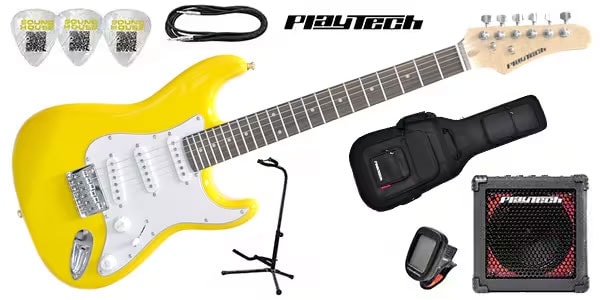 PLAYTECH ( プレイテック ) / ST025 ギター入門セット Yellow