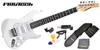PLAYTECH / ST025 ギター入門セット White