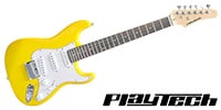 PLAYTECH ST025 YELLOW　570mmスケール ミニギター