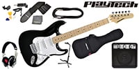 PLAYTECH / ST250 Maple Black ギター入門セット 3