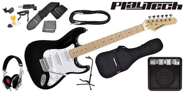 PLAYTECH ( プレイテック ) / ST250 Maple Black ギター入門セット 3