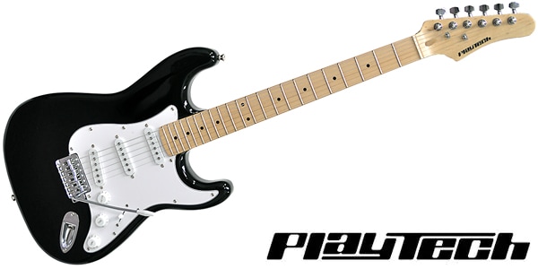 PLAYTECH ( プレイテック ) ST250 Maple Black エレキギター 送料無料