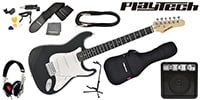 PLAYTECH / ST250 Rose Black ギター入門セット 3