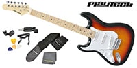 PLAYTECH / ST250LH ギター入門セット Sunburst Maple