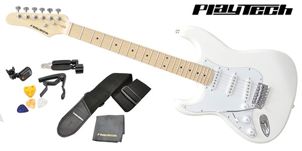 PLAYTECH / ST250LH ギター入門セット White Maple