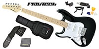 PLAYTECH / ST250LH ギター入門セット Black Maple