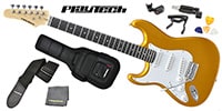 PLAYTECH / ST250LH ギター入門セット Gold