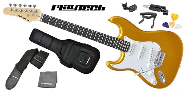 PLAYTECH ( プレイテック )  / ST250LH ギター入門セット Gold