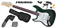 PLAYTECH / ST250LH ギター入門セット Green