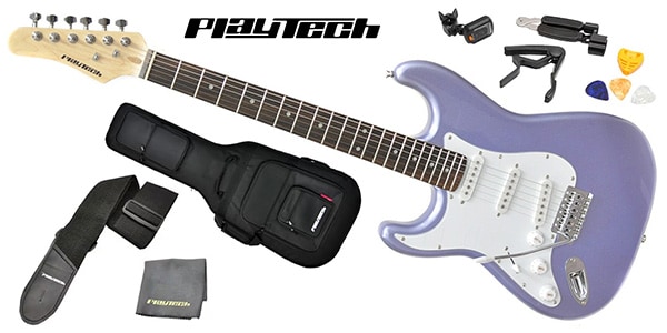 PLAYTECH ( プレイテック )  / ST250LH ギター入門セット Metallic Blue