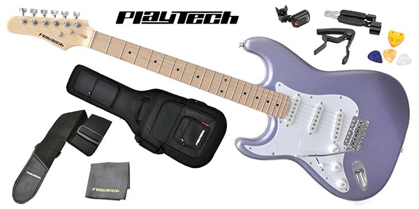 PLAYTECH ( プレイテック )  / ST250LH ギター入門セット Metallic Blue Maple