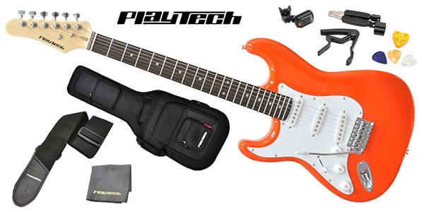 PLAYTECH ( プレイテック )  / ST250LH ギター入門セット Orange