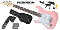 PLAYTECH / ST250LH ギター入門セット Pink
