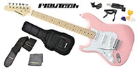 PLAYTECH / ST250LH ギター入門セット Pink Maple