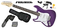 PLAYTECH / ST250LH ギター入門セット Purple
