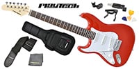 PLAYTECH / ST250LH ギター入門セット Red