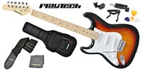 PLAYTECH / ST250LH ギター入門セット Sunburst Maple
