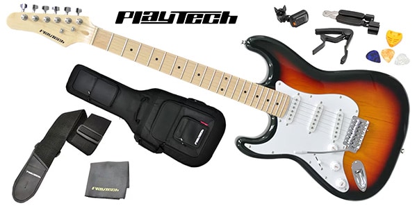PLAYTECH ( プレイテック )  / ST250LH ギター入門セット Sunburst Maple