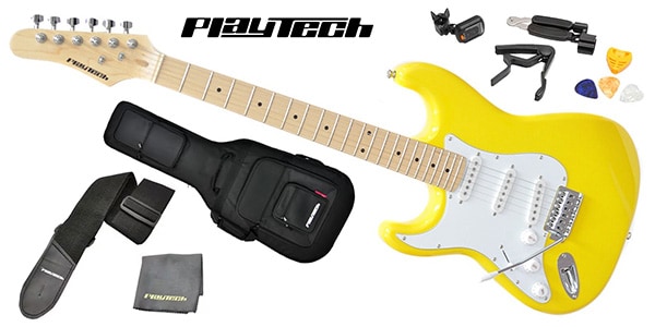 PLAYTECH ( プレイテック )  / ST250LH ギター入門セット Yellow Maple