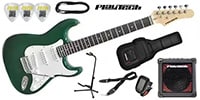 PLAYTECH / ST250 ギター入門セット Green